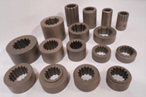 CNC Machining Alloy Steel Spline Couplers Hydraulic Pump Industry