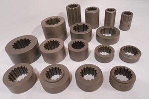 CNC Machining Alloy Steel Spline Couplers Hydraulic Pump Industry